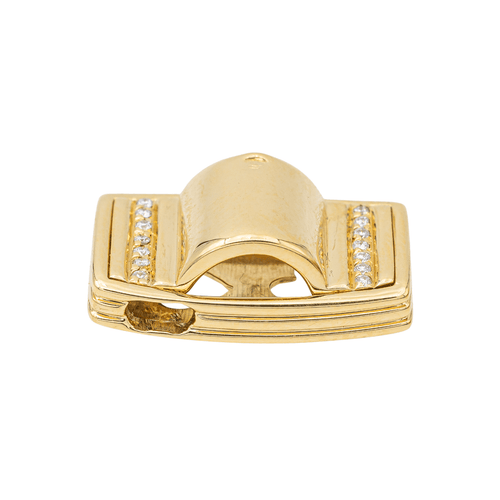 Pendentif Poiray Godron - Pendentif en or jaune et diamants 58 Facettes 2699110CN