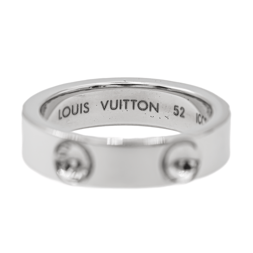 Bague 52 Louis Vuitton Bague Alliance  Or blanc 58 Facettes 2699516CN