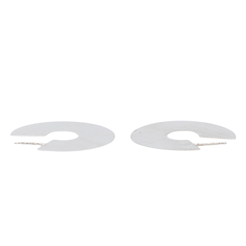Boucles d'oreilles Boucles d'oreilles Créoles Or blanc 58 Facettes 2699668CN