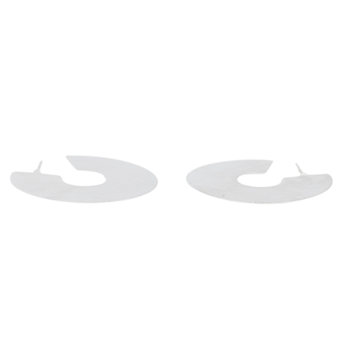 Boucles d'oreilles Boucles d'oreilles Créoles Or blanc 58 Facettes 2699668CN