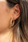 Boucles d'oreilles Van Cleef & Arpels Perlée - Boucles d’oreilles créoles en or jaune et diamants 58 Facettes 2699805CN