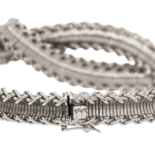Bracelet Bracelet Or blanc Diamant, Emeraude 58 Facettes 2699806CN
