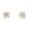 Boucles d'oreilles Boucles d’oreilles puces en or jaune 18 carats et diamants 58 Facettes 2700158CN