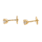 Boucles d'oreilles Boucles d’oreilles puces en or jaune 18 carats et diamants 58 Facettes 2700158CN