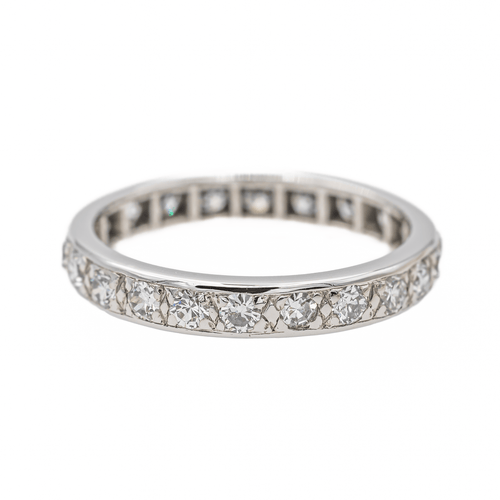 Bague 50 Bague Alliance Or blanc Diamant 58 Facettes 2700178CN