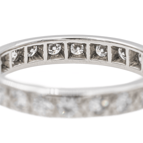 Bague 50 Bague Alliance Or blanc Diamant 58 Facettes 2700178CN