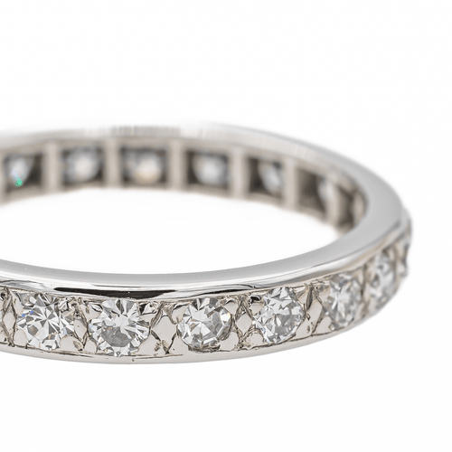 Bague 50 Bague Alliance Or blanc Diamant 58 Facettes 2700178CN