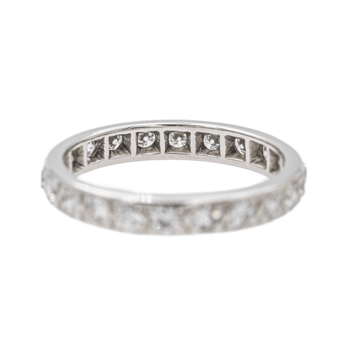 Bague 50 Bague Alliance Or blanc Diamant 58 Facettes 2700178CN