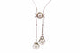 Collier Collier Art déco - Pendentif en platine et diamants 58 Facettes 27006-26980-26981