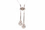 Collier Collier Art déco - Pendentif en platine et diamants 58 Facettes 27006-26980-26981