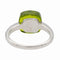 Bague 53.5 Bague Or blanc Péridot 58 Facettes 2700727CD