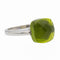 Bague 53.5 Bague Or blanc Péridot 58 Facettes 2700727CD