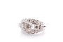 Bague 53 Bague vintage en or blanc 18k et diamants 58 Facettes 27236-27101