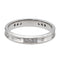 Bague 53 Bague Alliance Or blanc Diamant 58 Facettes 2711886CN