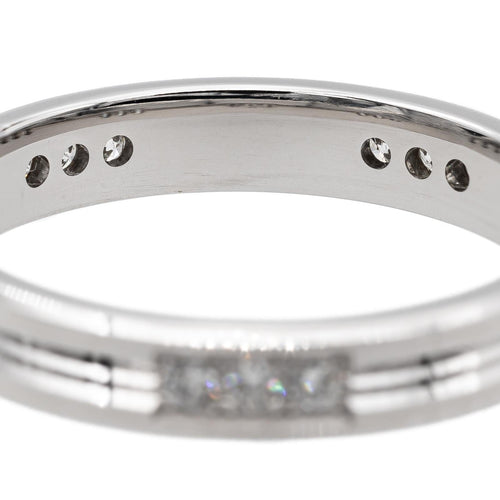 Bague 53 Bague Alliance Or blanc Diamant 58 Facettes 2711886CN