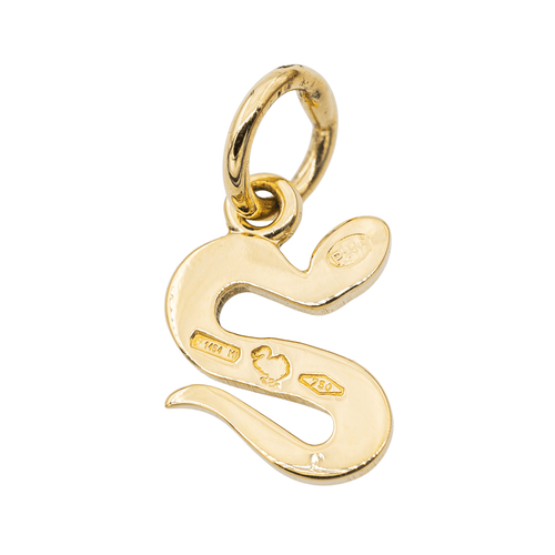 Pendentif Dodo Pomellato - Pendentif serpent en or jaune 18 carats 58 Facettes 2711909CN