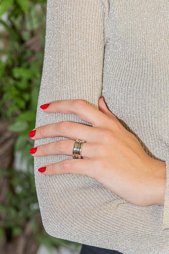 Bague 53 Bulgari Bague B.Zéro1 Or blanc 58 Facettes 2711916CN