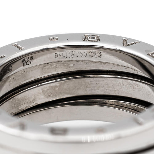 Bague 53 Bulgari Bague B.Zéro1 Or blanc 58 Facettes 2711916CN
