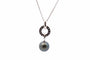 Collier Collier en diamants et perle de culture de Tahiti 58 Facettes 27122