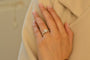 Bague 52 Bague en platine avec diamant 1,26 ct G SI2 58 Facettes 27142-27073