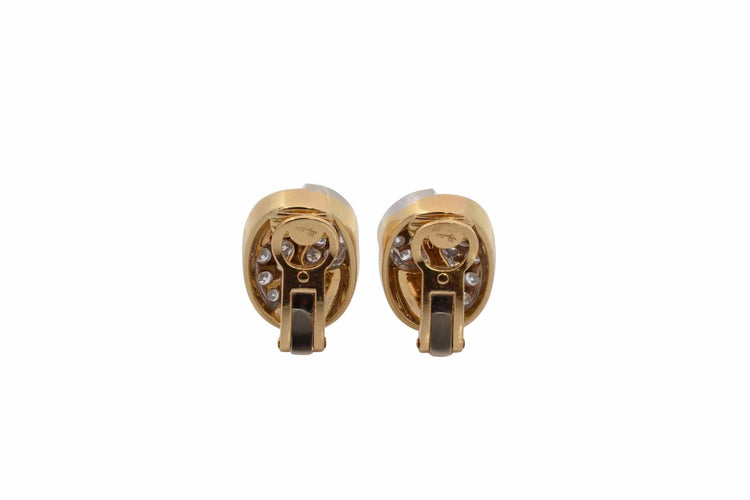 Boucles d'oreilles Pomellato - Boucles d'oreilles en or jaune 18k et diamants 58 Facettes 27147