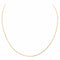 Collier Collier chaîne maille forçat en or rose 18 carats 58 Facettes 2717288CN