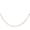 Collier Collier chaîne maille forçat en or rose 18 carats 58 Facettes 2717309CN