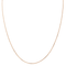 Collier Collier chaîne maille forçat en or rose 18 carats 58 Facettes 2717309CN