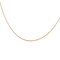 Collier Collier chaîne maille forçat en or rose 18 carats 58 Facettes 2717309CN