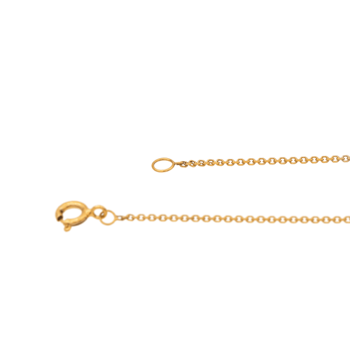 Collier Collier chaîne maille forçat en or rose 18 carats 58 Facettes 2717309CN