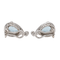 Boucles d'oreilles Boucles d'oreilles Clips Or blanc Topaze, Diamant 58 Facettes 2718242CN