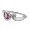 Bague 54 Bague Toi & Moi Or blanc Saphir, Diamant 58 Facettes 2718334CN