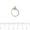 Bague 55 Nimei - Bague en or jaune 18 ct avec perle et diamants 58 Facettes 27203