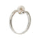 Bague 55 Nimei - Bague en or jaune 18 ct avec perle et diamants 58 Facettes 27203