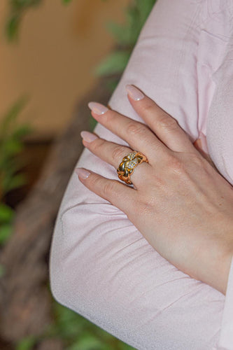 Bague 53 Chopard Bague Casmir Or jaune Diamant 58 Facettes 2721413CN