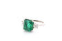 Bague 53 Bague émeraude 5,84 ct et diamants en platine 58 Facettes 27217-27357-27248-27249