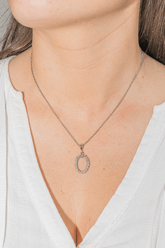 Collier Collier Chaîne + pendentif Or blanc, Platine Diamant 58 Facettes 2722615CN