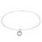 Collier Collier avec pendentif géométrique en or blanc 18 carats, platine et diamants 58 Facettes 2722615CN