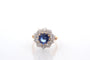 Bague 52 Bague saphir de Birman 2,19 ct et diamants en platine et or 18k 58 Facettes 27236-27417-27461