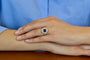 Bague 52 Bague saphir de Birman 2,19 ct et diamants en platine et or 18k 58 Facettes 27236-27417-27461