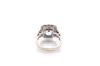 Bague 53 Bague vintage en platine avec saphir de Ceylan et diamants 58 Facettes 25831-27264