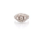 Bague 52.5 Bague ancienne en platine aux diamants taille ancienne 58 Facettes 27285