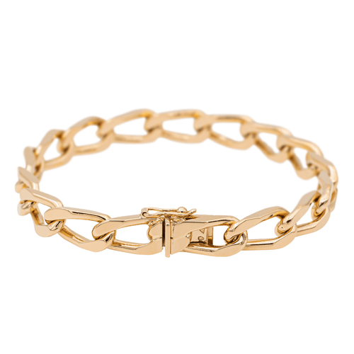 Bracelet Bracelet maille cheval en or rose 18 carats 58 Facettes 2728671CN