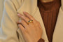 Bague 52 Octavia Premiers Joyaux - Bague en or 18k avec pierres fines 58 Facettes 27287