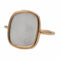 Bague 56 Ginette NY Bague White mop antique Or rose Nacre 58 Facettes 2730190CN