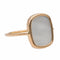 Bague 56 Ginette NY Bague White mop antique Or rose Nacre 58 Facettes 2730190CN