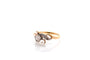 Bague 54 Bague ancienne en or 18k avec perles de culture et diamants 58 Facettes 27309