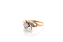 Bague 54 Bague ancienne en or 18k avec perles de culture et diamants 58 Facettes 27309