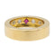 Bague 52 Bague en or jaune 18 carats avec rubis et diamants 58 Facettes 2734047CN