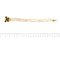 Bracelet Bracelet double rang de perles et diamants en or jaune 18 carats 58 Facettes 27351